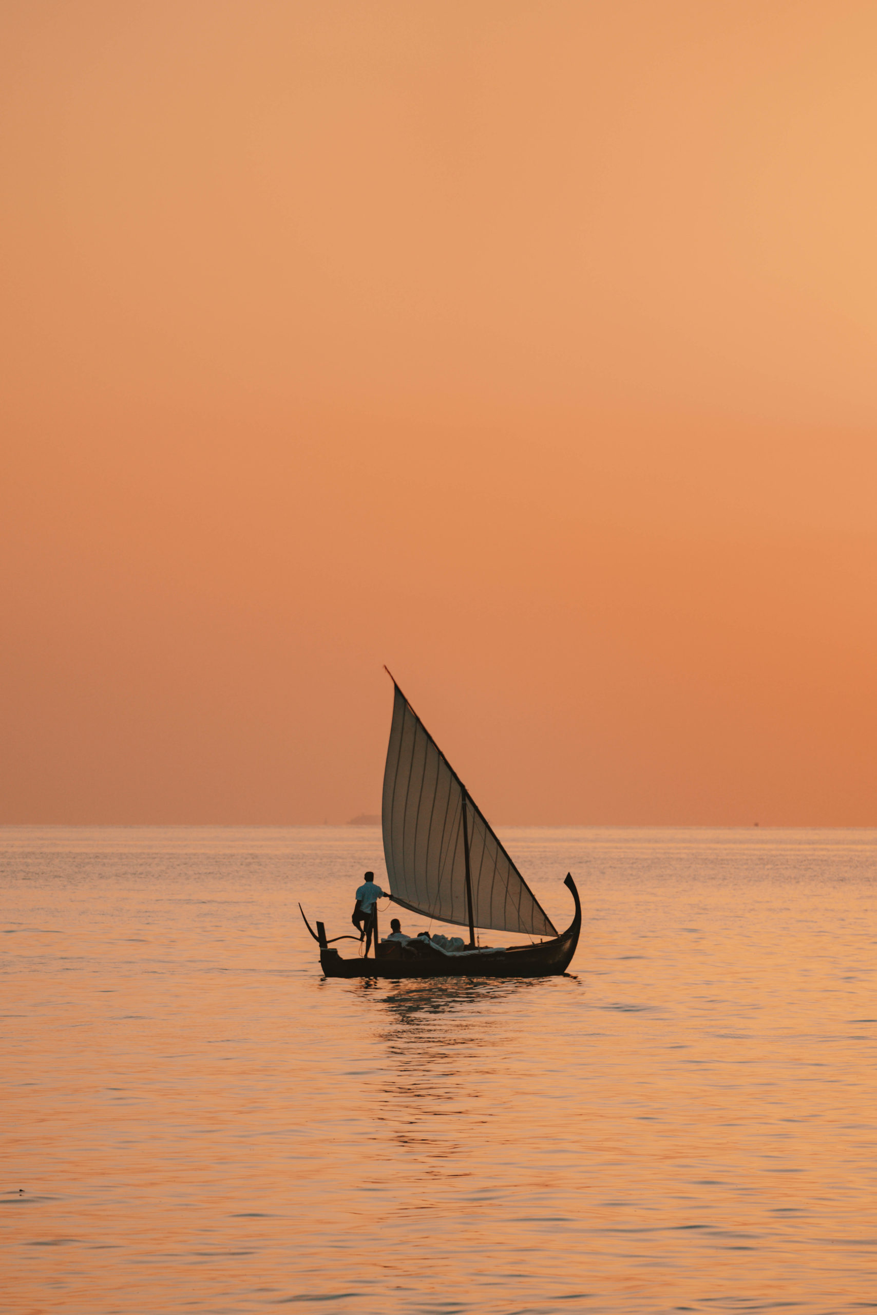 Gili Lankanfushi sunset dhoni