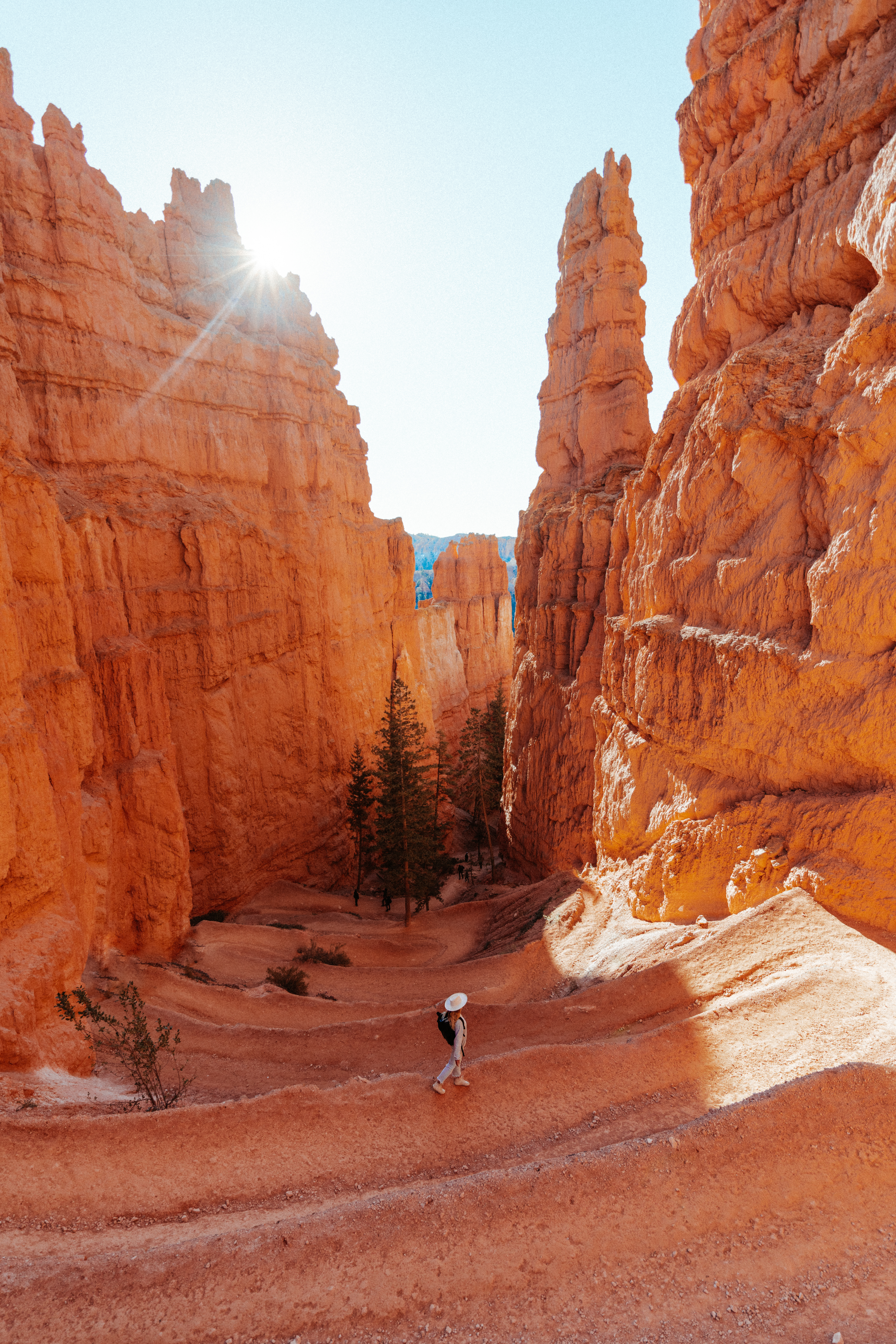 Sarah on the trail in Bryce Canyon, Utah
