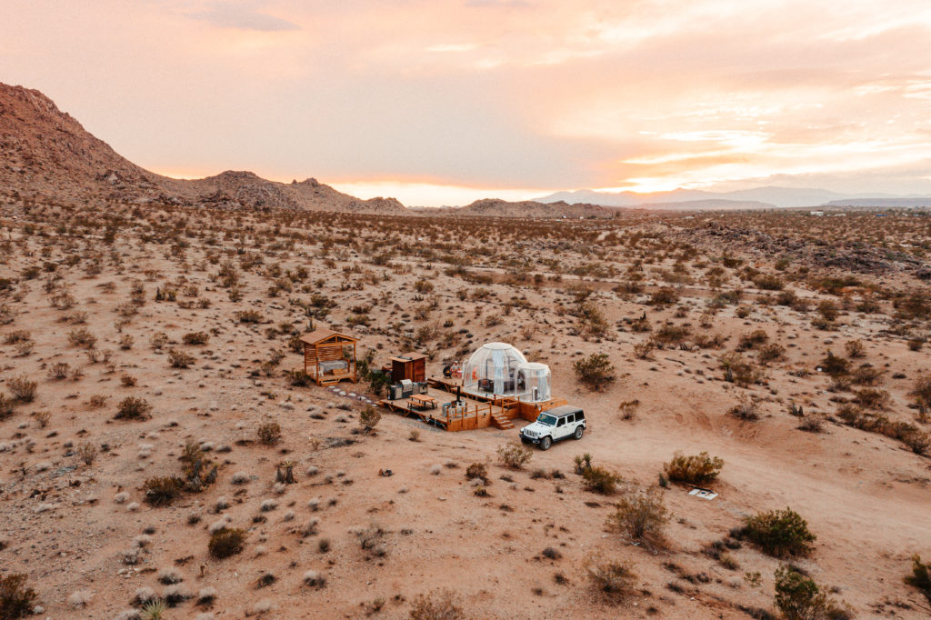Bubble house in Joshua Tree desert