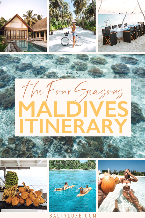 four seasons maldives itinerary