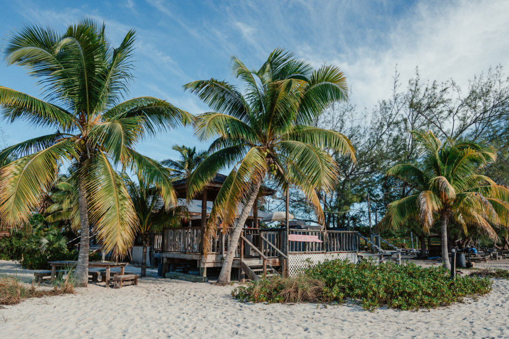 beach hut exumas bahamas