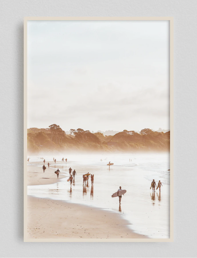 Surfing landscape image - Salty Luxe print