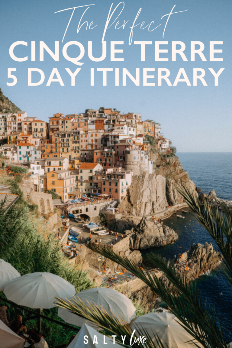 The Perfect Cinque Terre Itinerary - saltyluxe.com