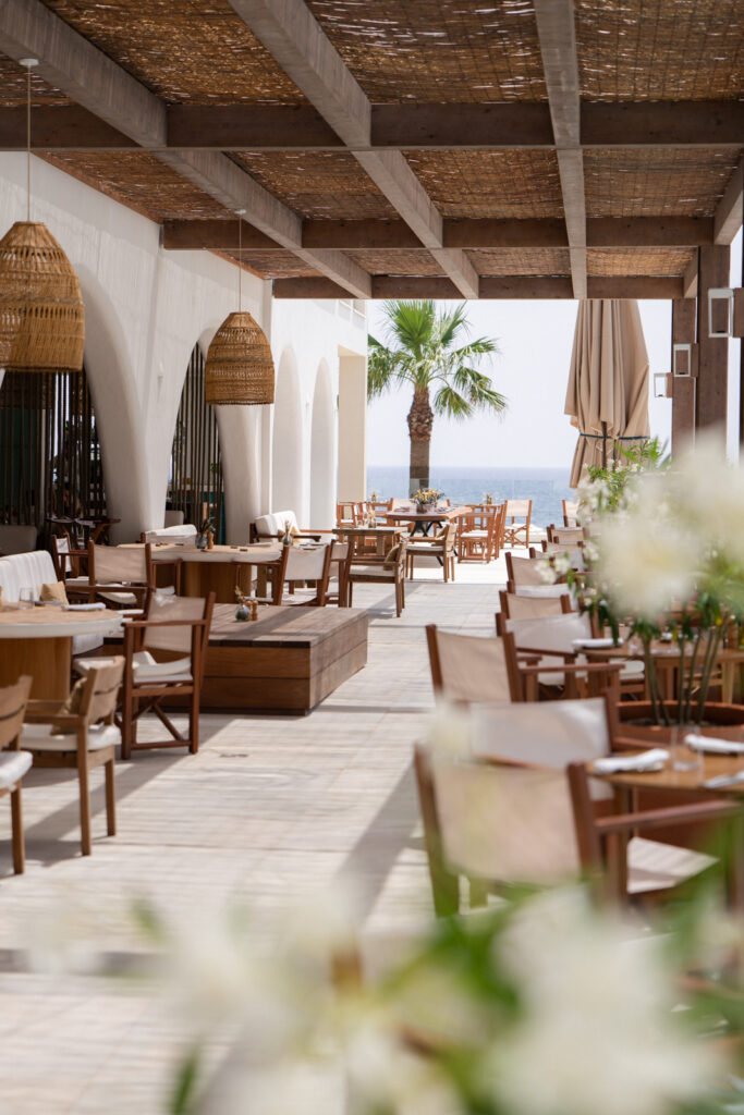 The restaurant at Villa Le Blanc Gran Melia