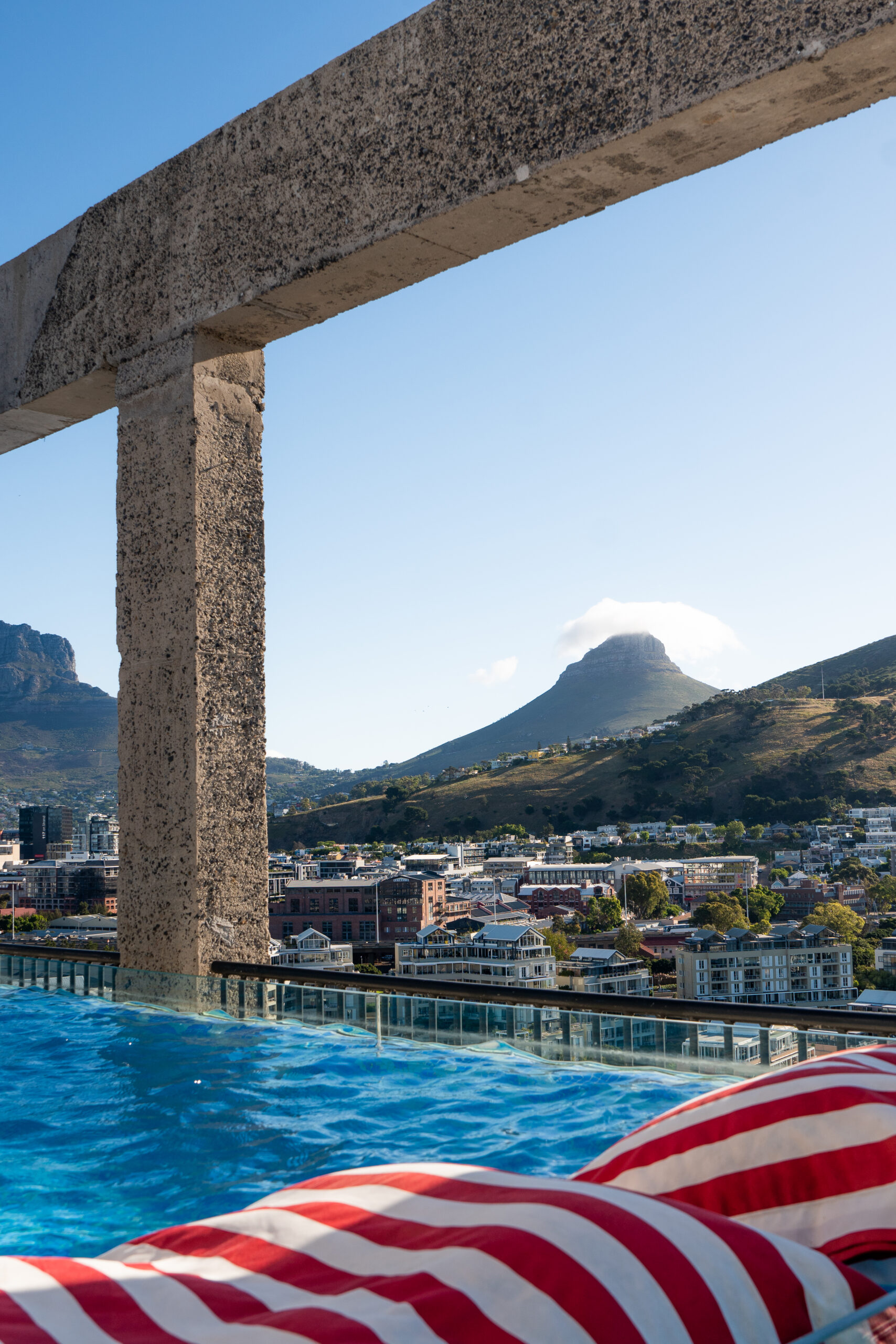 pool at the silo hotel cape town