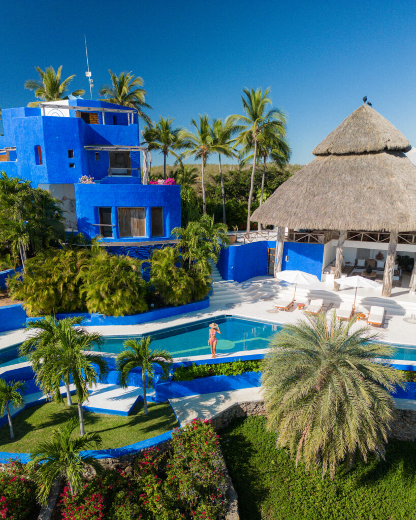 salty luxe at the pool at costa careyes