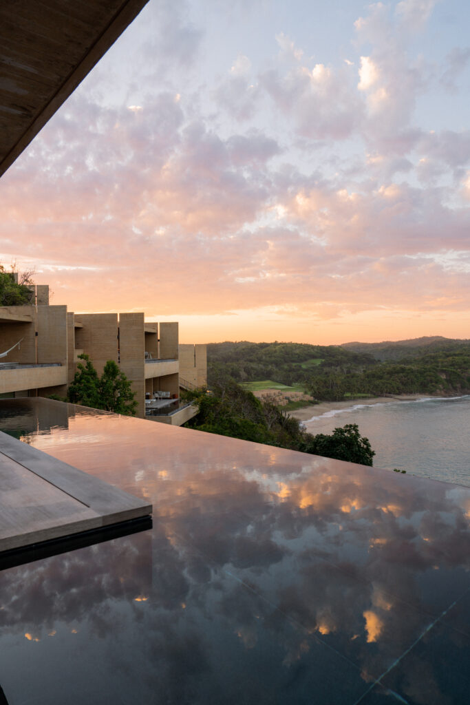 sunset at four seasons hotel tamarindo