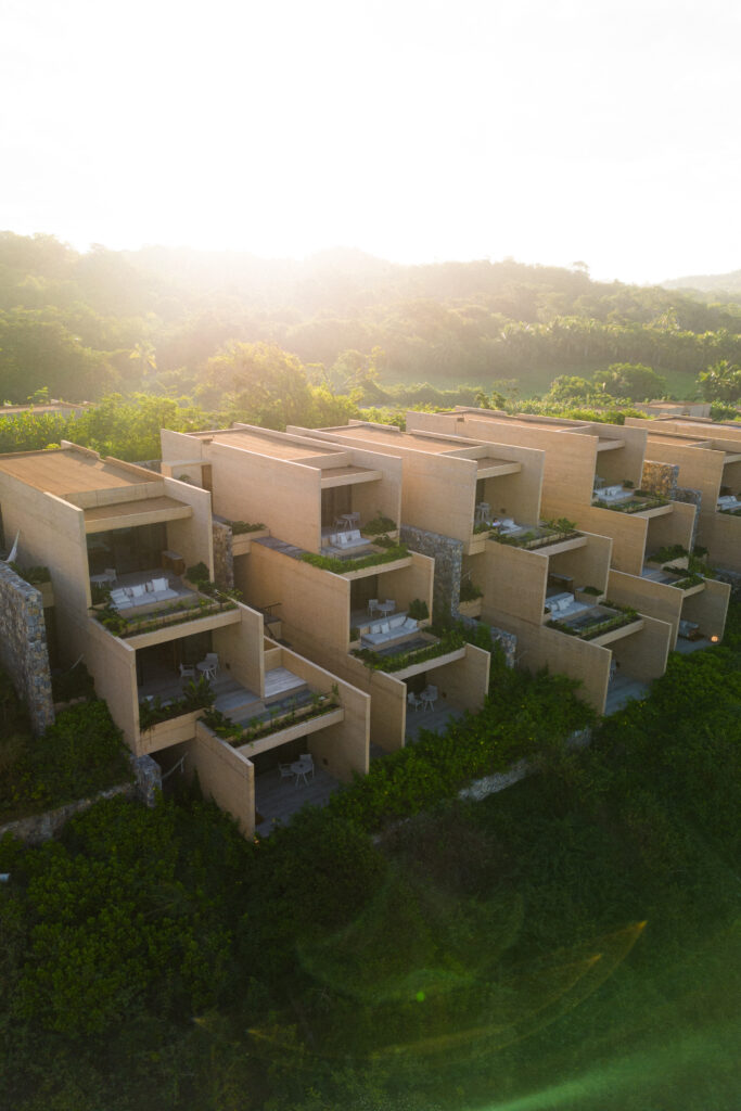 exterior of four seasons tamarindo cliffside private suites