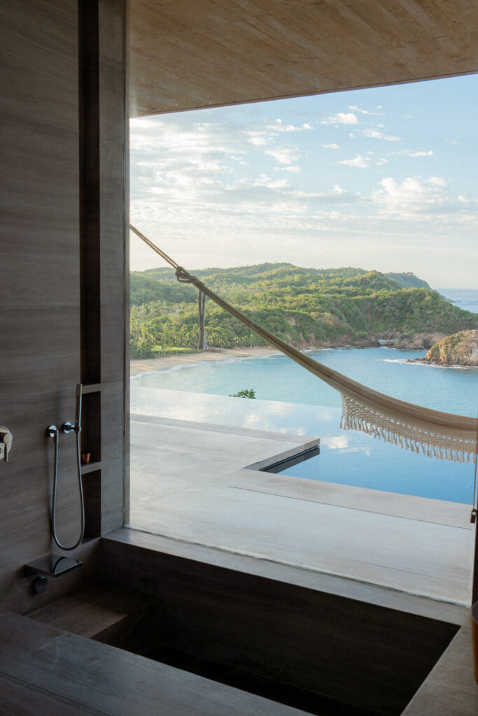 cliffside panoramic suite balcony at four seasons tamarindo