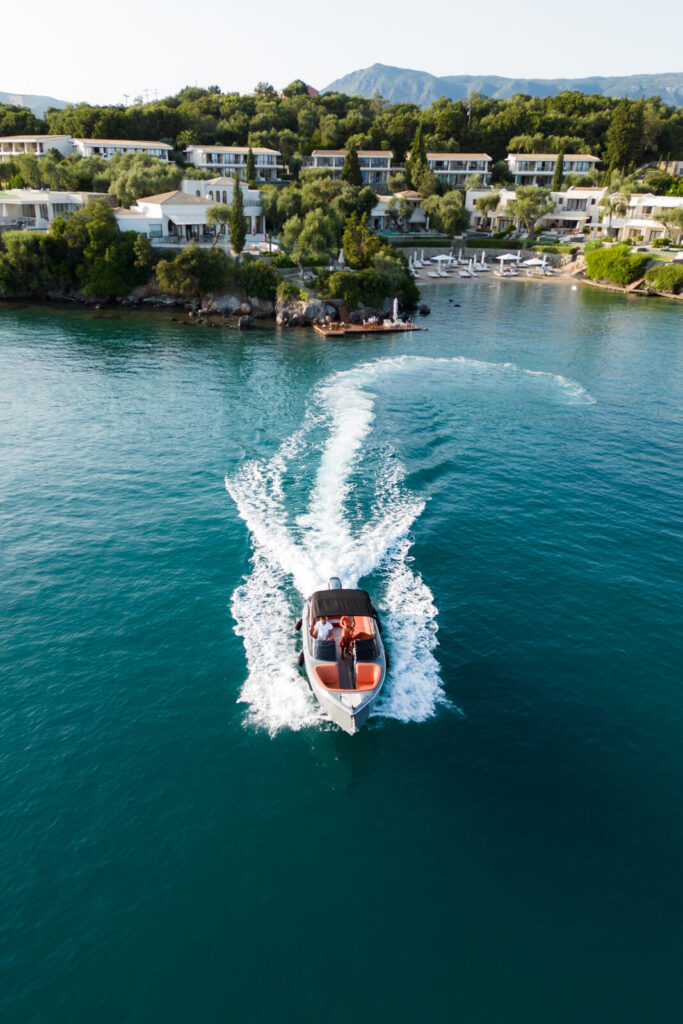 boat ride in Corfu with Grecotel Corfu