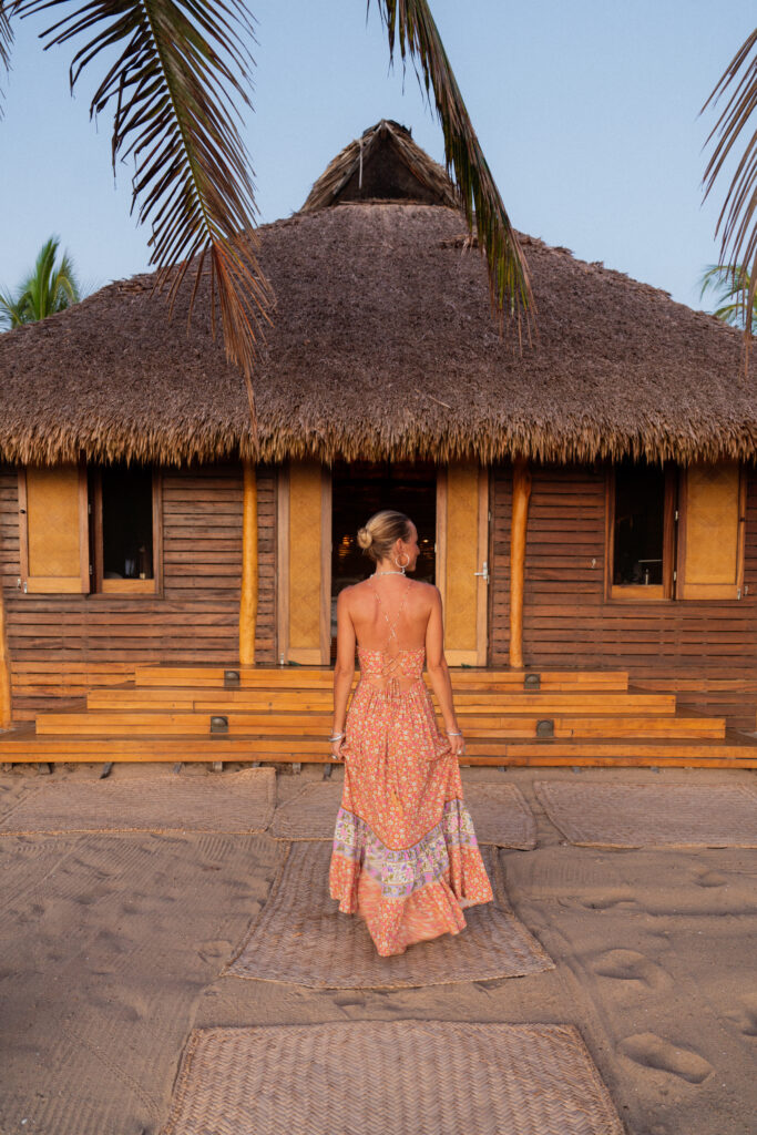 salty luxe walking up to casita las palmas las rosadas mexico