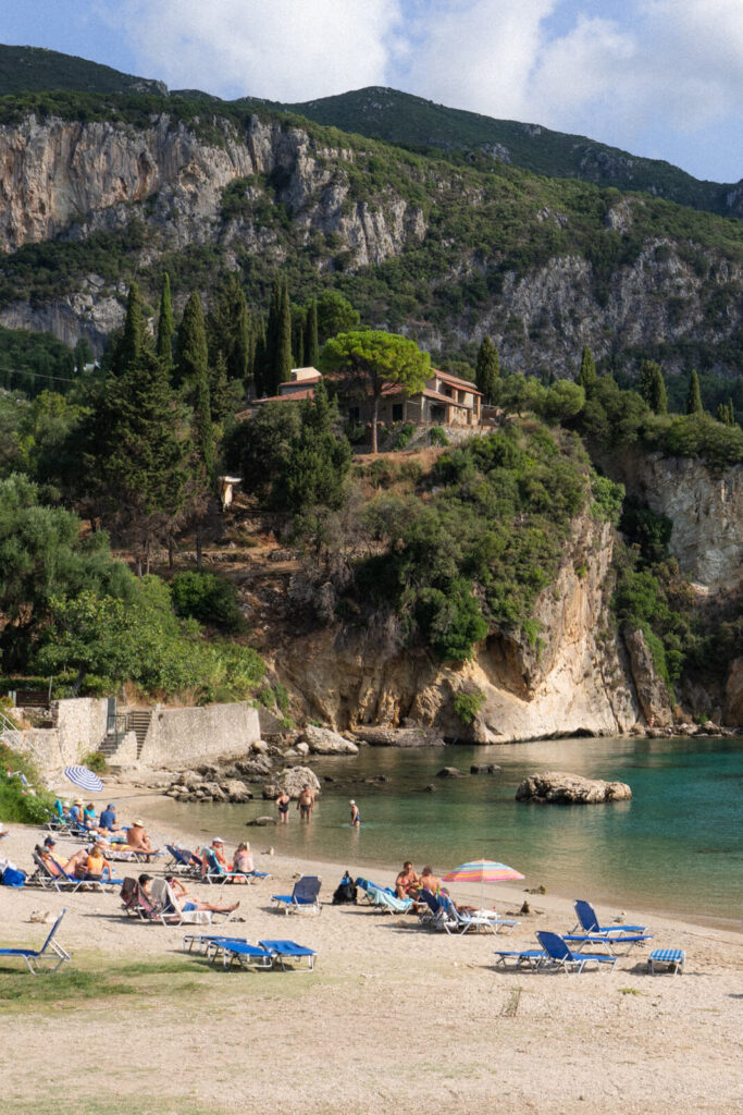 one of the best beaches in Corfu